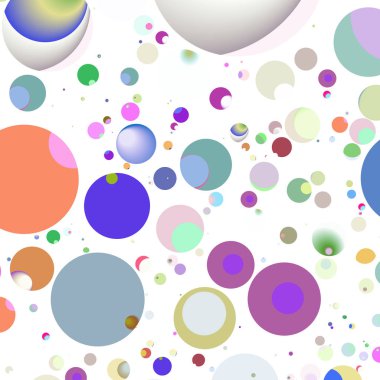 Daire saydam arka plan - eğilim seamless modeli.