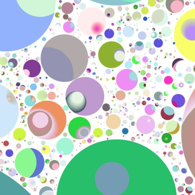 Daire saydam arka plan - eğilim seamless modeli.