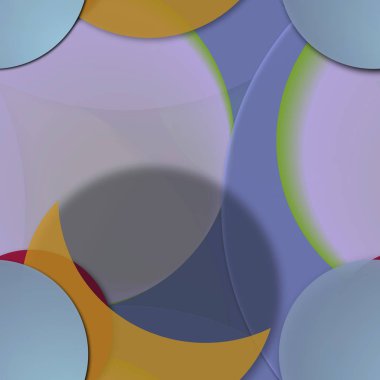 Daire saydam arka plan - eğilim seamless modeli.