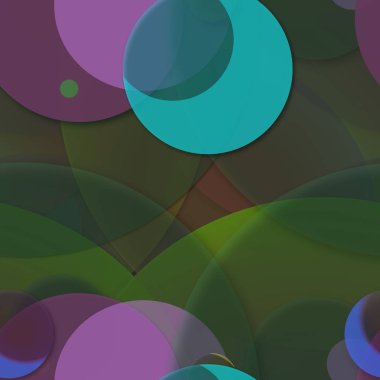 Daire saydam arka plan - eğilim seamless modeli.