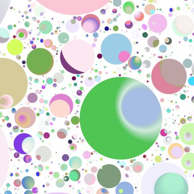 Daire saydam arka plan - eğilim seamless modeli.