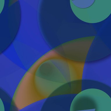 Daire saydam arka plan - eğilim seamless modeli.