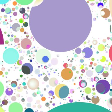 Daire saydam arka plan - eğilim seamless modeli.