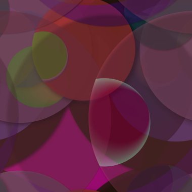 Daire saydam arka plan - eğilim seamless modeli.