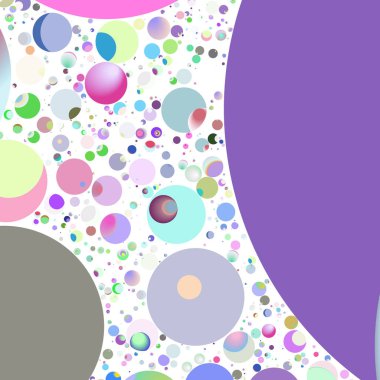 Daire saydam arka plan - eğilim seamless modeli.