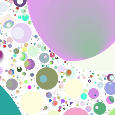 Daire saydam arka plan - eğilim seamless modeli.