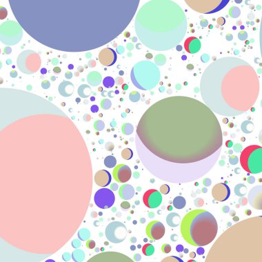 Daire saydam arka plan - eğilim seamless modeli.