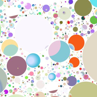 Daire saydam arka plan - eğilim seamless modeli.