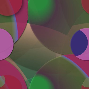 Daire saydam arka plan - eğilim seamless modeli.