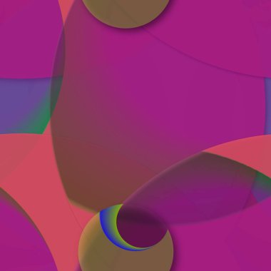 Daire saydam arka plan - eğilim seamless modeli.