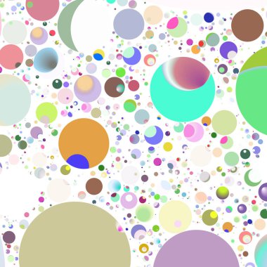 Daire saydam arka plan - eğilim seamless modeli.