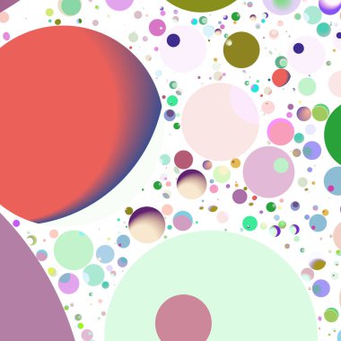 Daire saydam arka plan - eğilim seamless modeli.