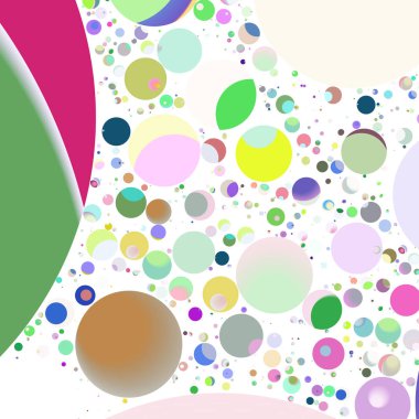 Daire saydam arka plan - eğilim seamless modeli.