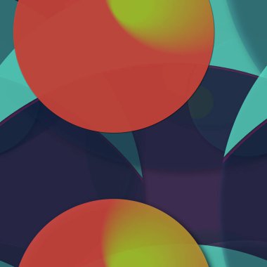 Daire saydam arka plan - eğilim seamless modeli.