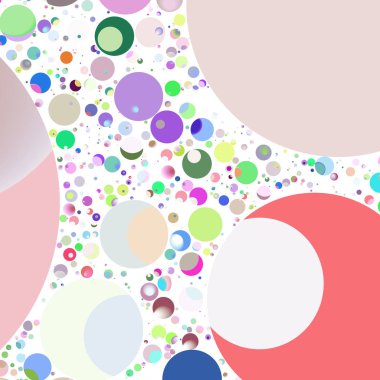 Daire saydam arka plan - eğilim seamless modeli.