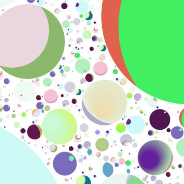 Daire saydam arka plan - eğilim seamless modeli.