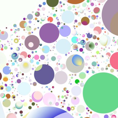 Daire saydam arka plan - eğilim seamless modeli.