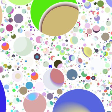 Daire saydam arka plan - eğilim seamless modeli.