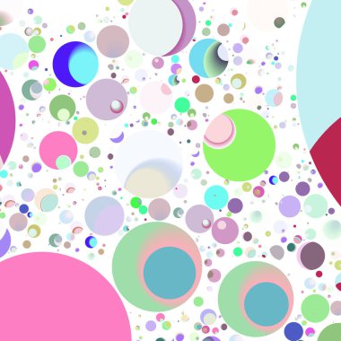 Daire saydam arka plan - eğilim seamless modeli.