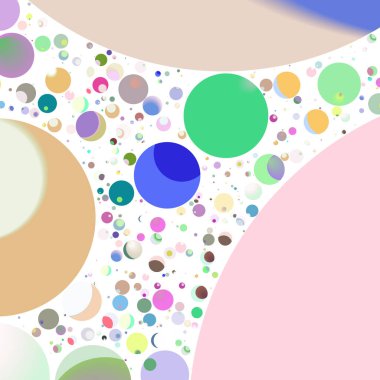 Daire saydam arka plan - eğilim seamless modeli.