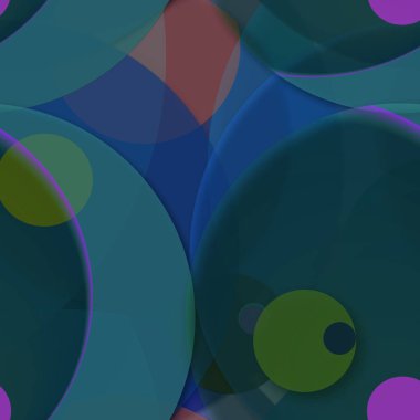 Daire saydam arka plan - eğilim seamless modeli.