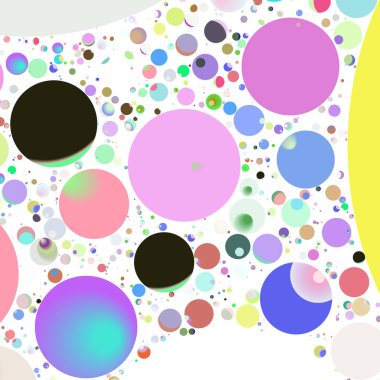 Daire saydam arka plan - eğilim seamless modeli.