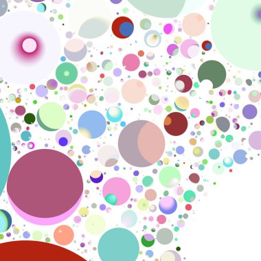 Daire saydam arka plan - eğilim seamless modeli.