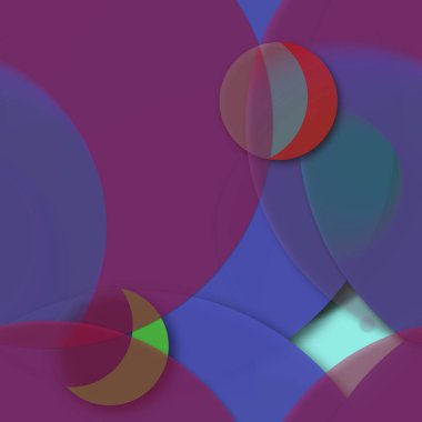 Daire saydam arka plan - eğilim seamless modeli.