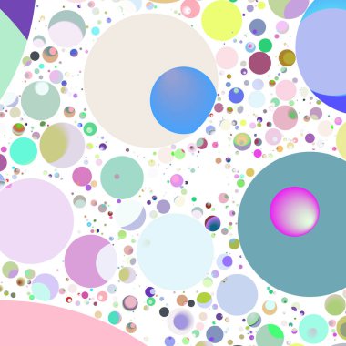 Daire saydam arka plan - eğilim seamless modeli.