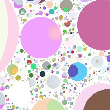 Daire saydam arka plan - eğilim seamless modeli.