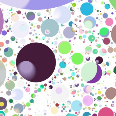 Daire saydam arka plan - eğilim seamless modeli.