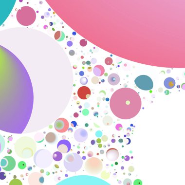 Daire saydam arka plan - eğilim seamless modeli.