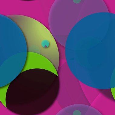 Daire saydam arka plan - eğilim seamless modeli.