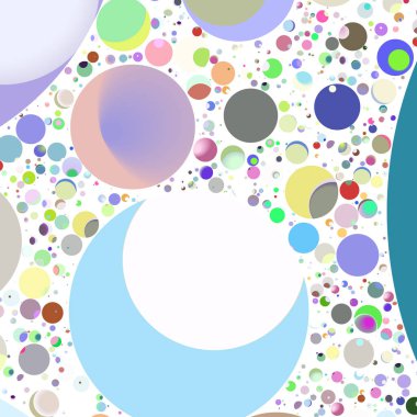 Daire saydam arka plan - eğilim seamless modeli.