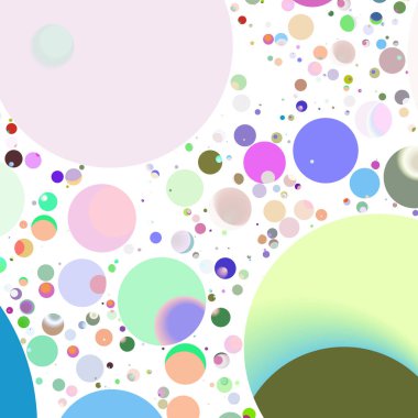 Daire saydam arka plan - eğilim seamless modeli.