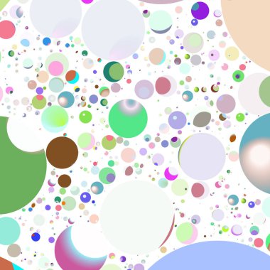 Daire saydam arka plan - eğilim seamless modeli.