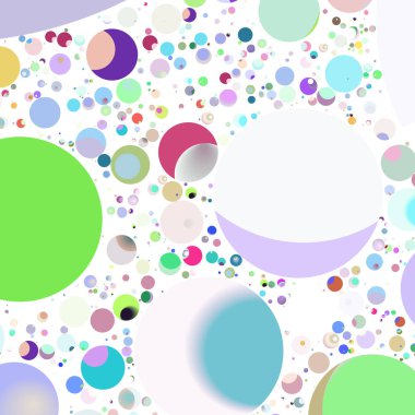 Daire saydam arka plan - eğilim seamless modeli.