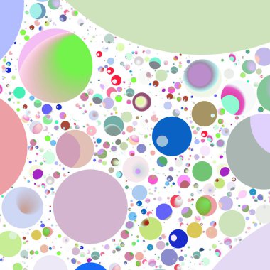 Daire saydam arka plan - eğilim seamless modeli.