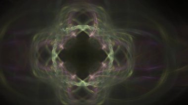 Fantezi kaotik renkli fraktal desen. Soyut Fraktal şekiller. 3D render resimde arka plan veya duvar kağıdı.