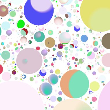 Daire saydam arka plan - eğilim seamless modeli.