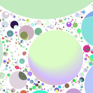 Daire saydam arka plan - eğilim seamless modeli.