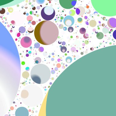 Daire saydam arka plan - eğilim seamless modeli.