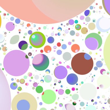 Daire saydam arka plan - eğilim seamless modeli.