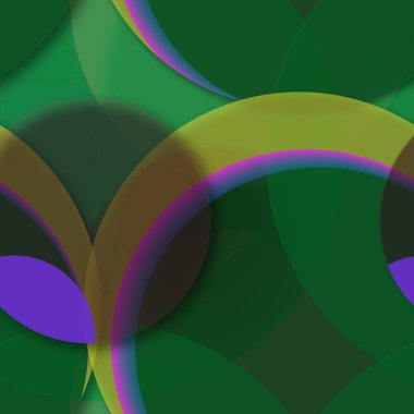 Daire saydam arka plan - eğilim seamless modeli.