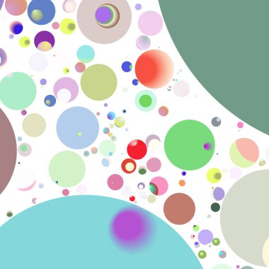 Daire saydam arka plan - eğilim seamless modeli.