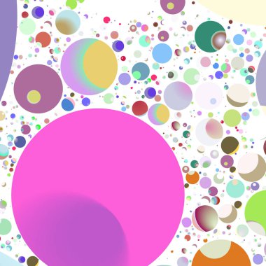 Daire saydam arka plan - eğilim seamless modeli.