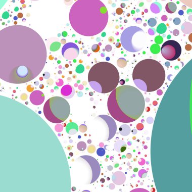 Daire saydam arka plan - eğilim seamless modeli.