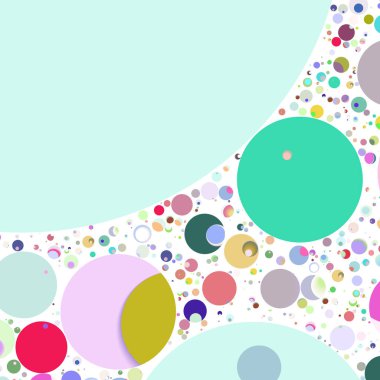 Daire saydam arka plan - eğilim seamless modeli.