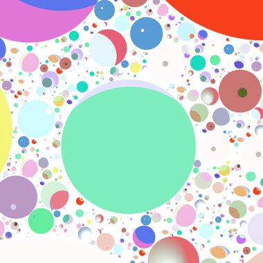 Daire saydam arka plan - eğilim seamless modeli.