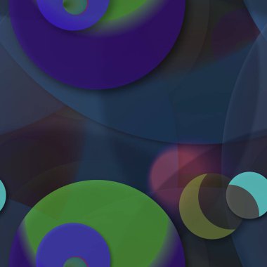 Daire saydam arka plan - eğilim seamless modeli.